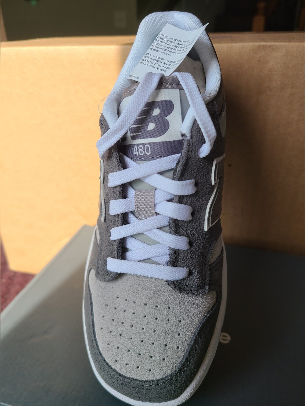 New Balance 480 Lace Infants Size 1 - Picture 3 of 5
